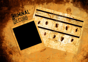 Grungy Blank Police Criminal Record File And Photo to proceed to expunction of records